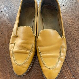 Everlane Yellow Leather Flats Classic Loafers 7.5
